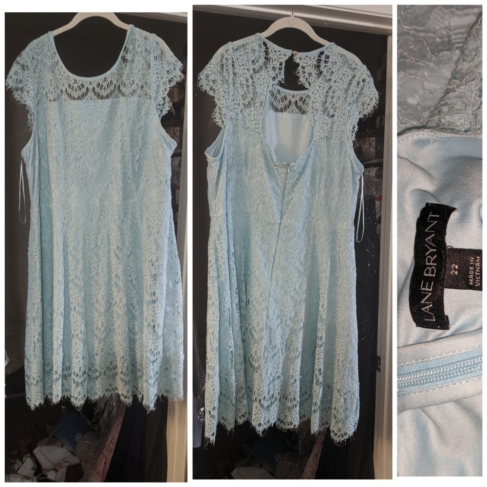 Light Blue Lace Dress
